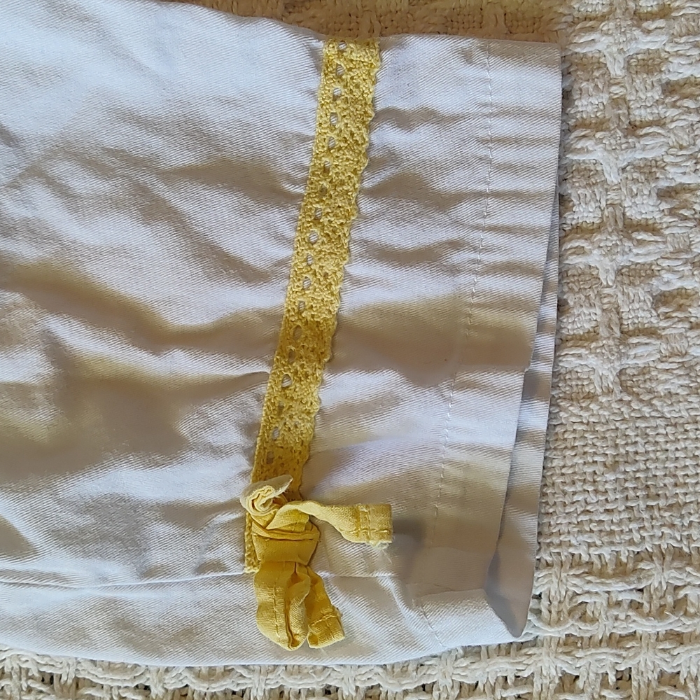 4/$10 Floral Easter Yellow Spring Outfit Dress Shirt/Pants! - Picture 11 of 11